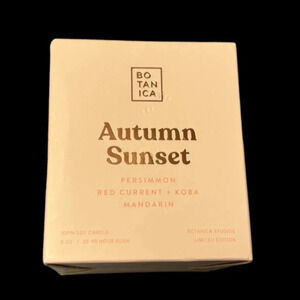 Botanica Autumn Sunset Limited Edition Scented Soy  Candle